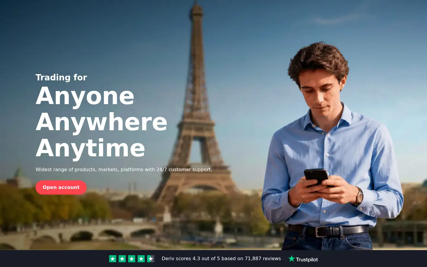 Screenshot of deriv.com