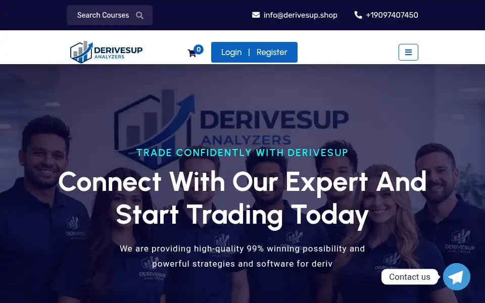 Screenshot of derivesup.shop