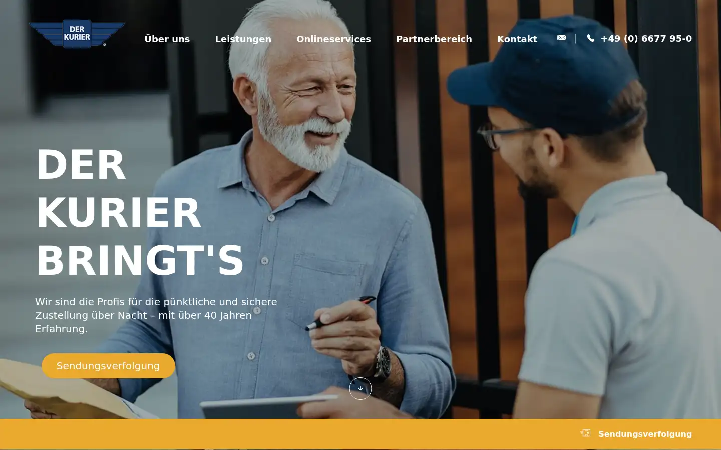 Screenshot of derkurier.de