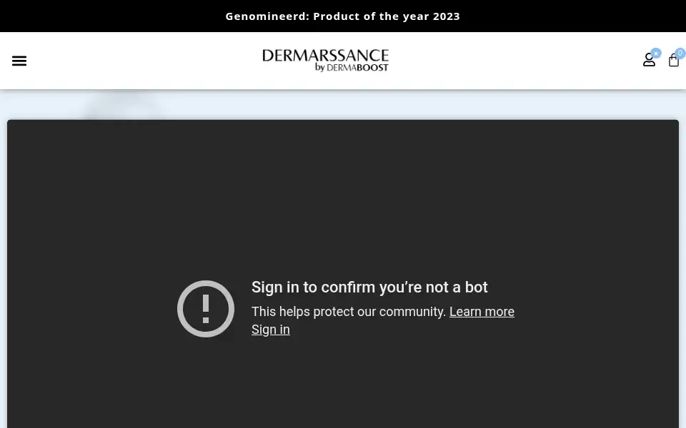 Screenshot of dermaboost.nl