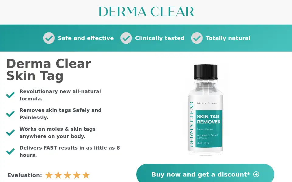 Screenshot of dermaclear.topgeniunereviews.com