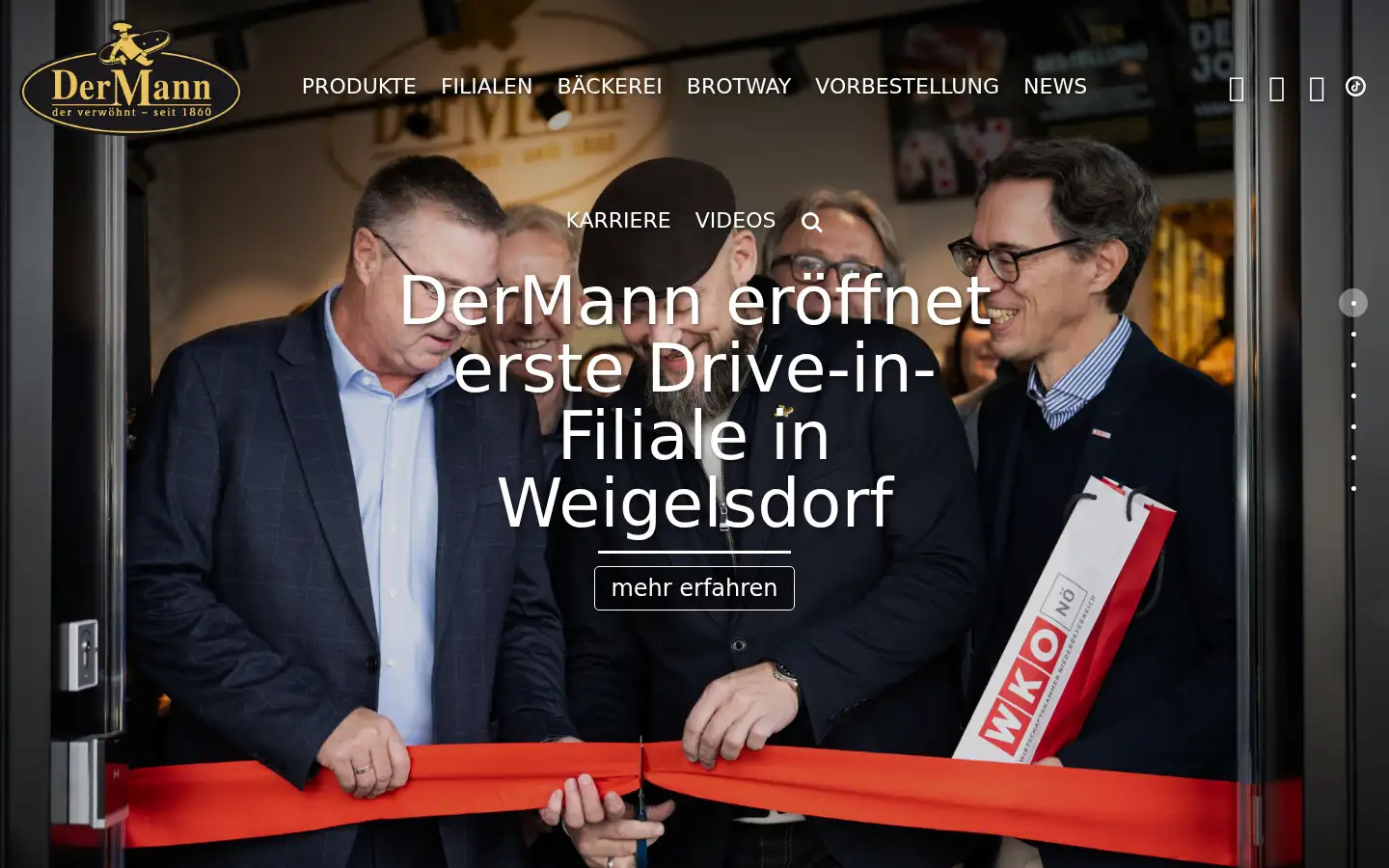 Screenshot of dermann.at