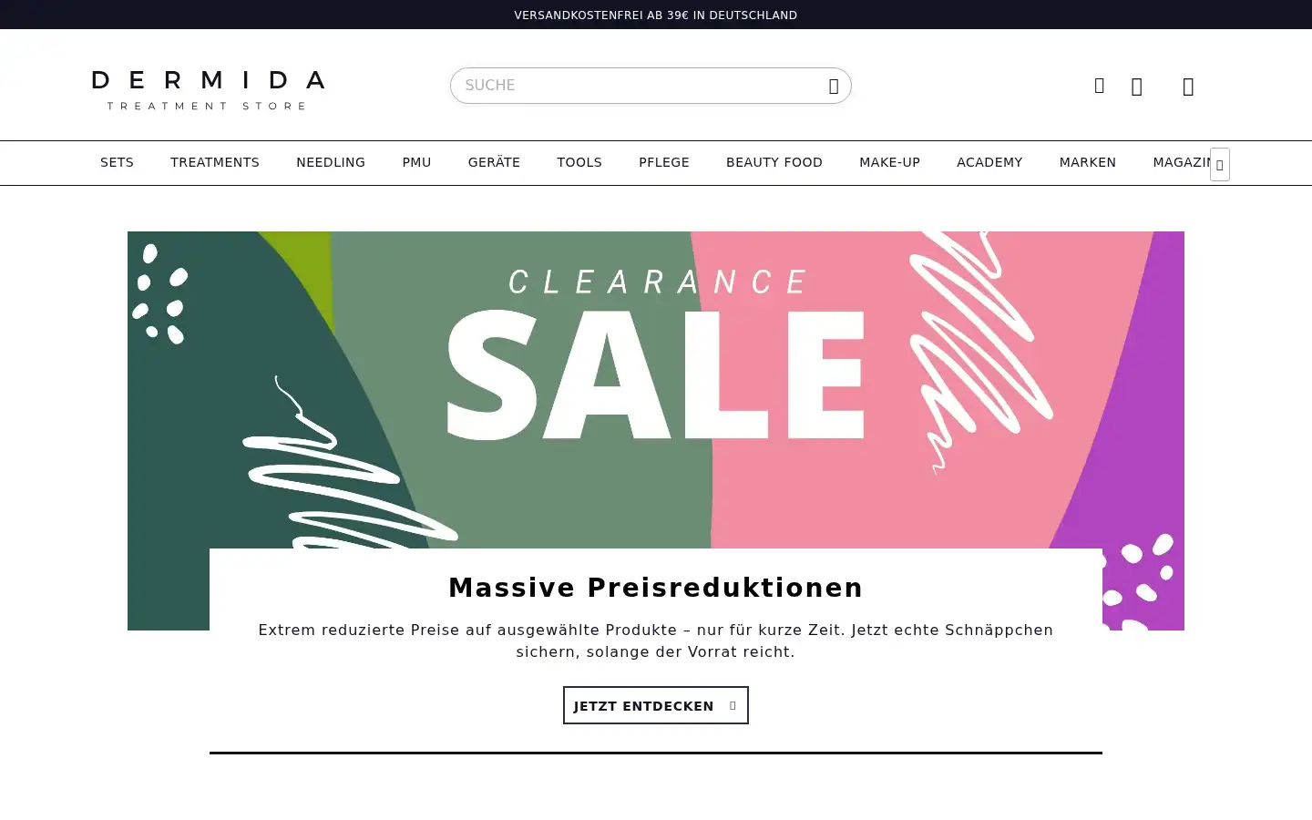 Screenshot of dermida.de