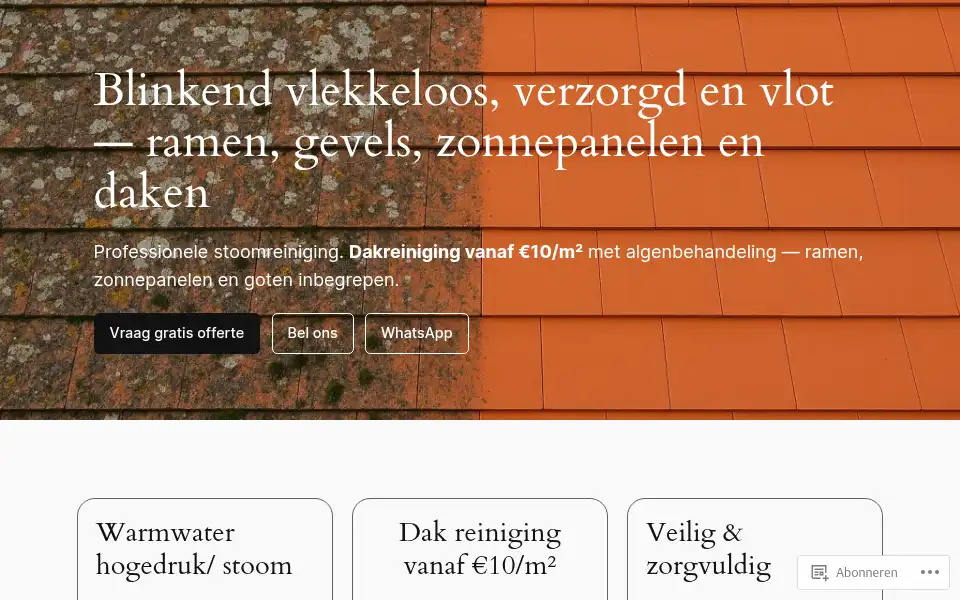 Screenshot of deruitenridder.com