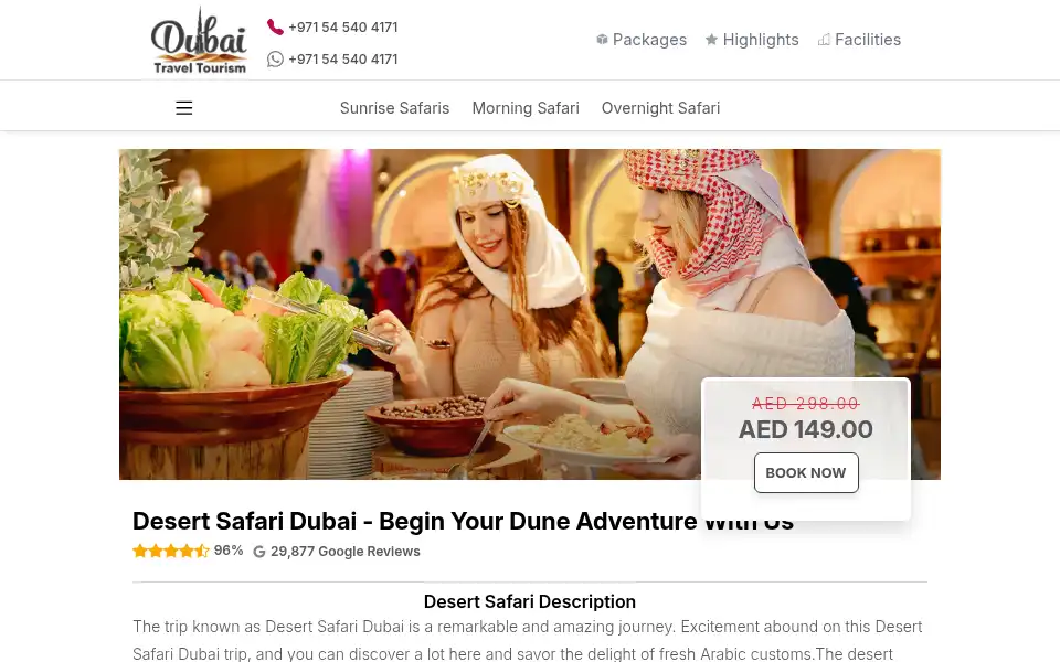Screenshot of desertsafaridubai.vip