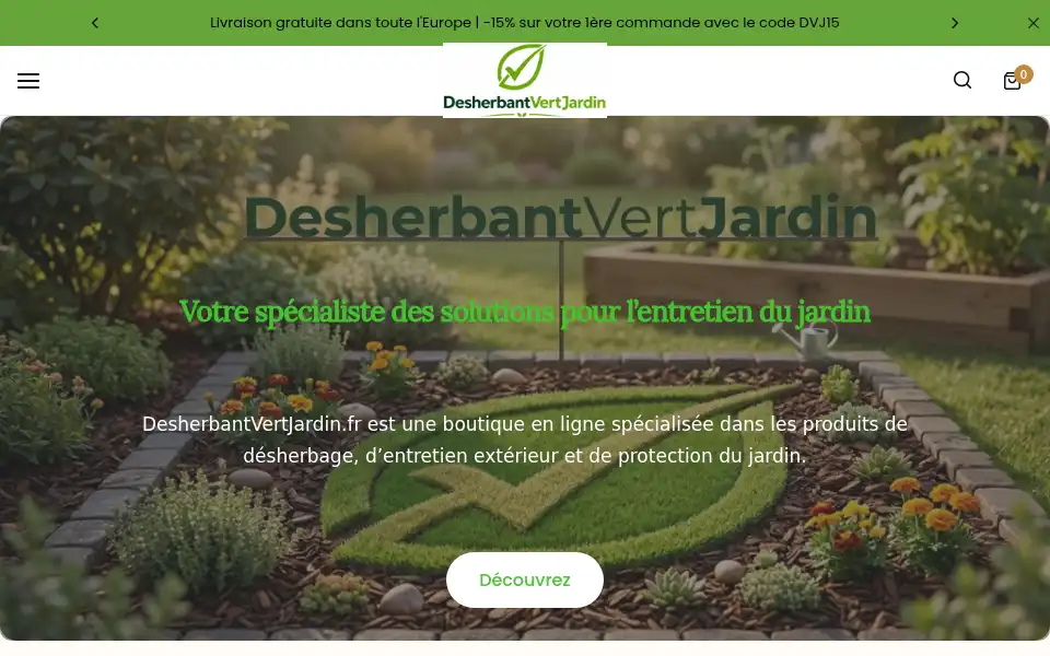 Screenshot of desherbantvertjardin.fr