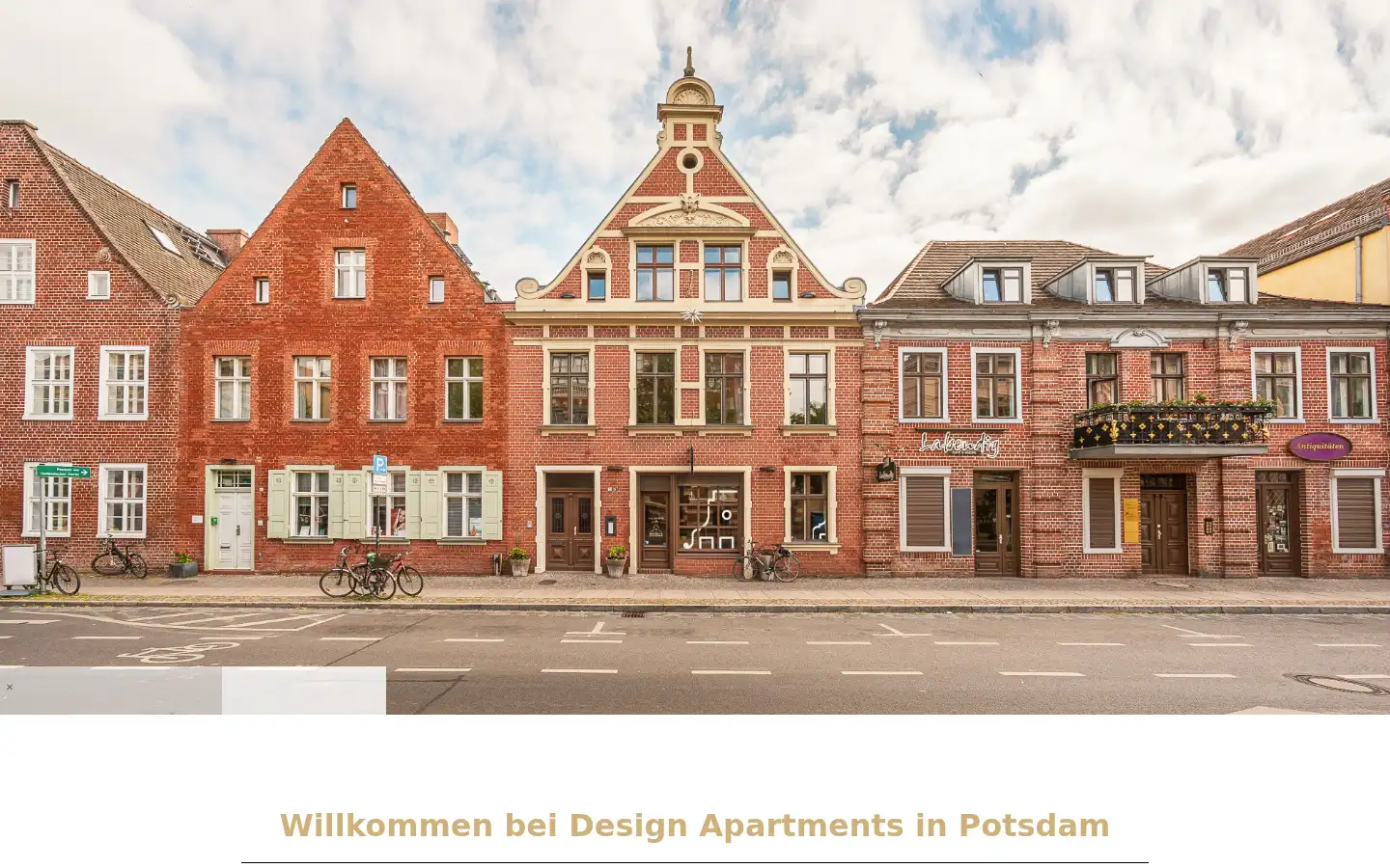 Screenshot of designapartments-potsdam.de