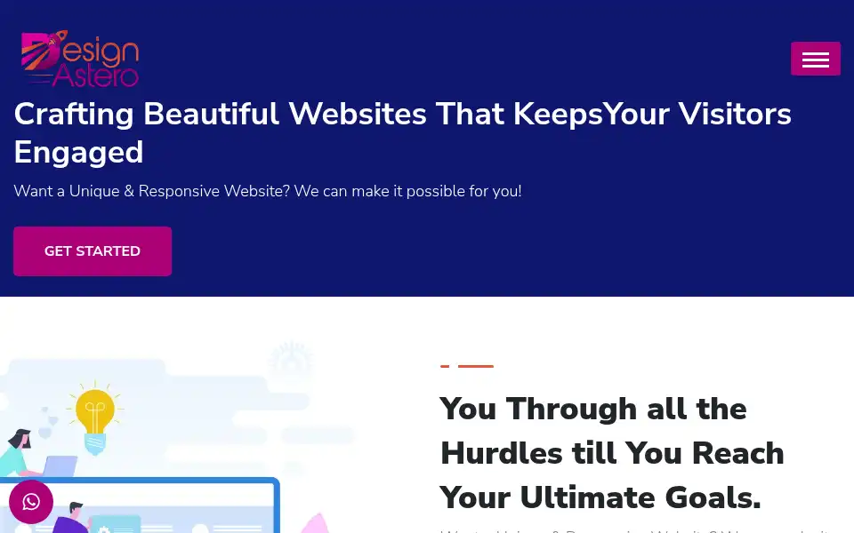 Screenshot of designastero.com