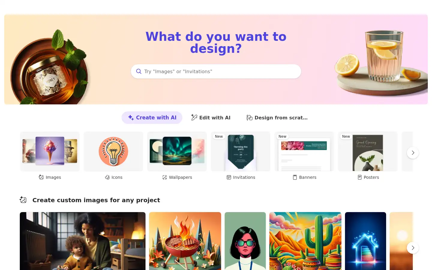Screenshot of designer.microsoft.com
