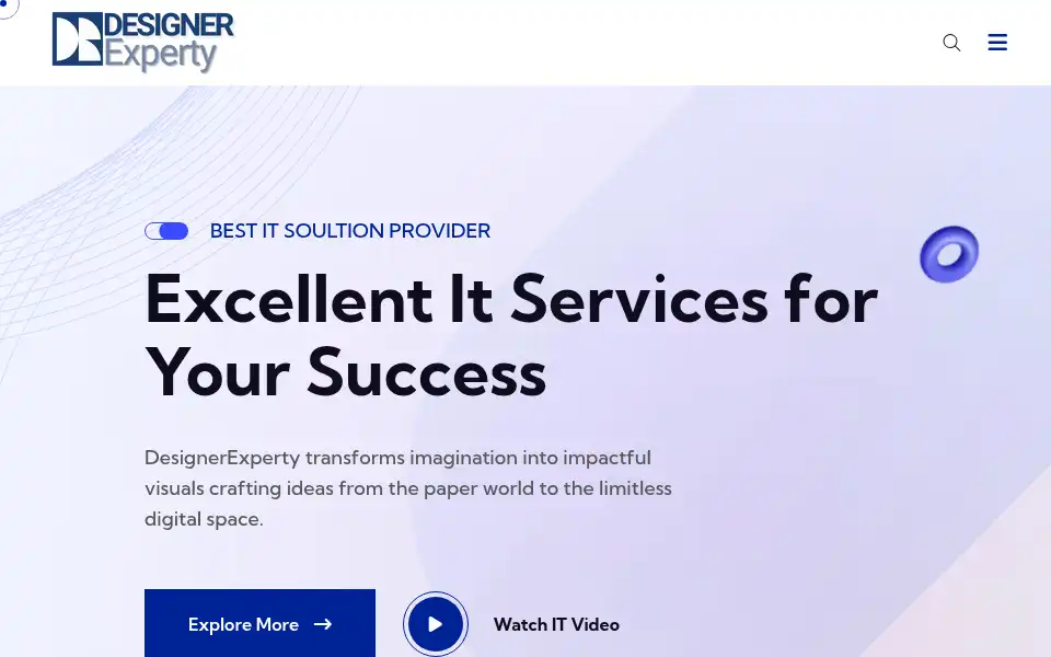 Screenshot of designerexperty.com