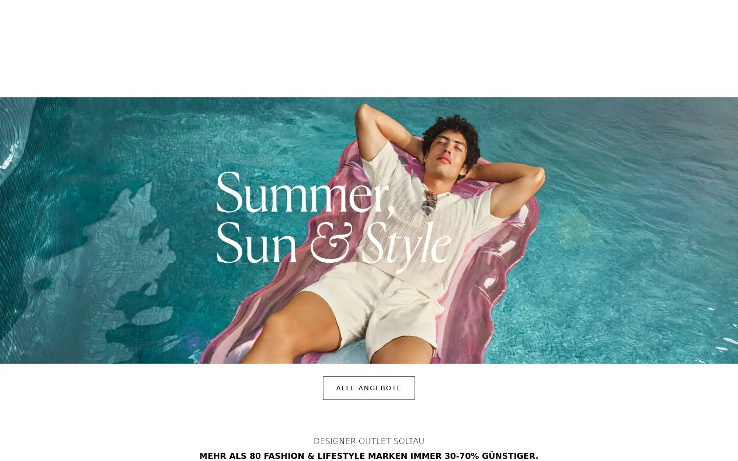Screenshot of designeroutletsoltau.com
