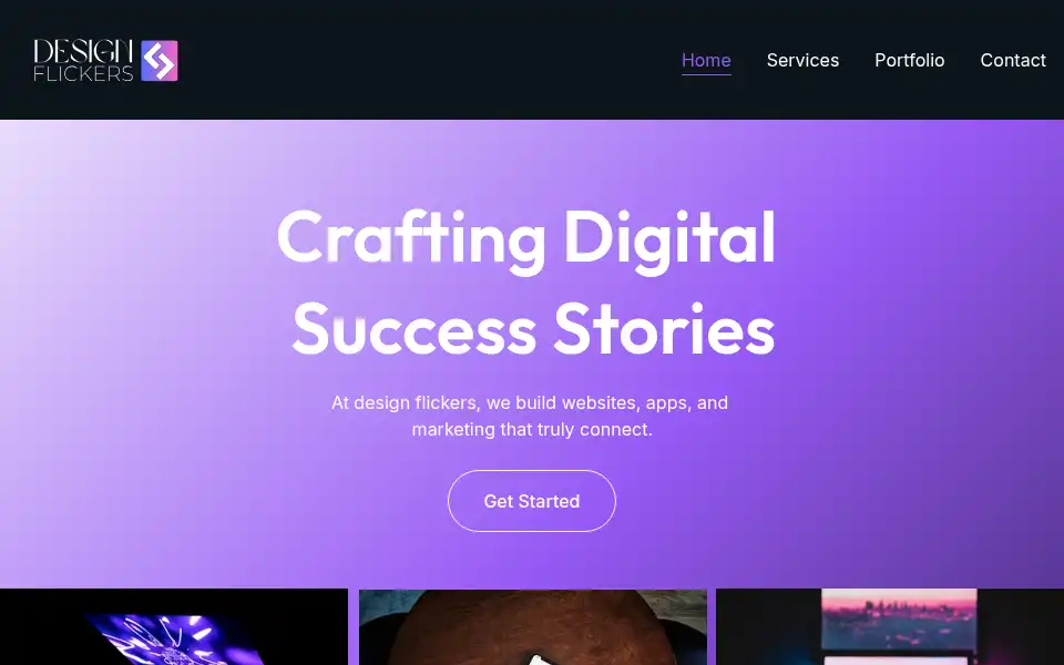 Screenshot of designflickers.com