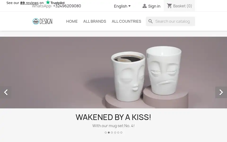 Screenshot of designfrom.be
