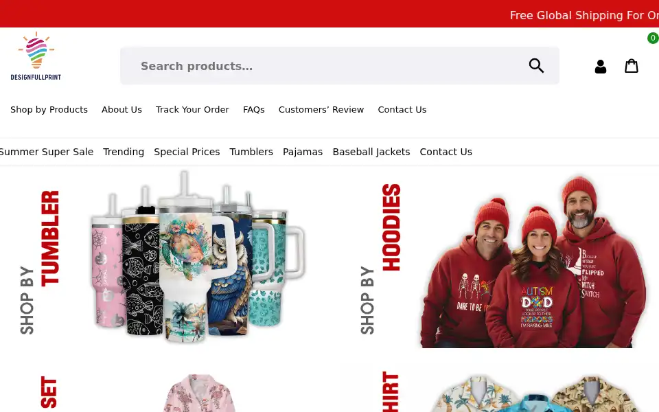 Screenshot of designfullprint.com