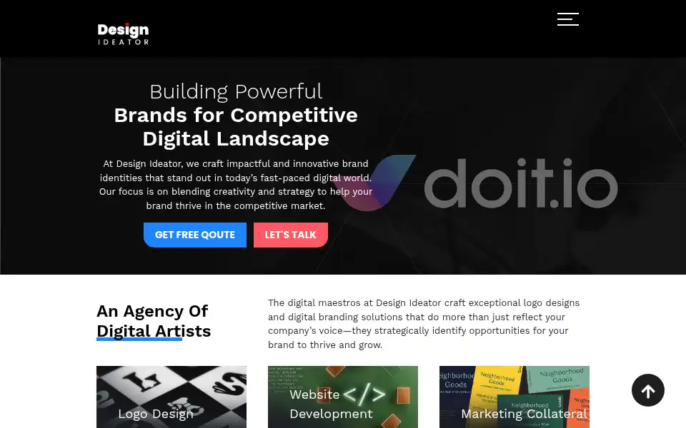 Screenshot of designideator.com