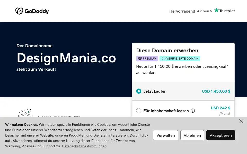 Screenshot of designmania.co
