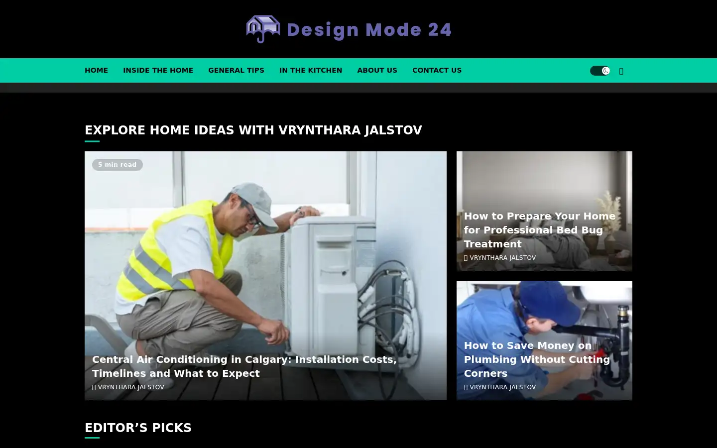 Screenshot of designmode24.com