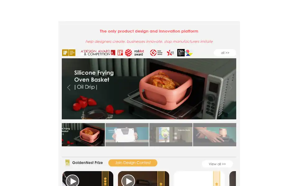 Screenshot of designnest.com