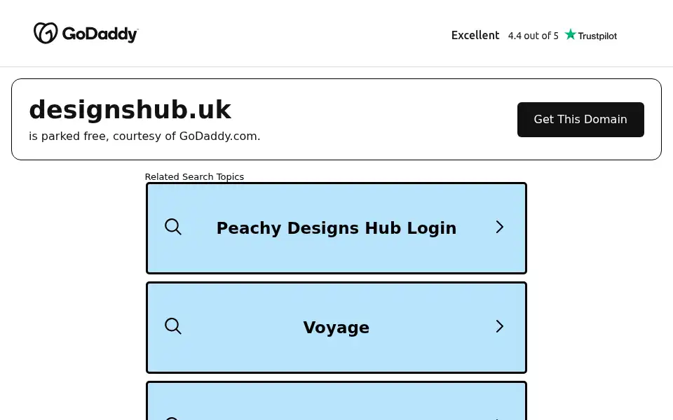 Screenshot of designshub.uk
