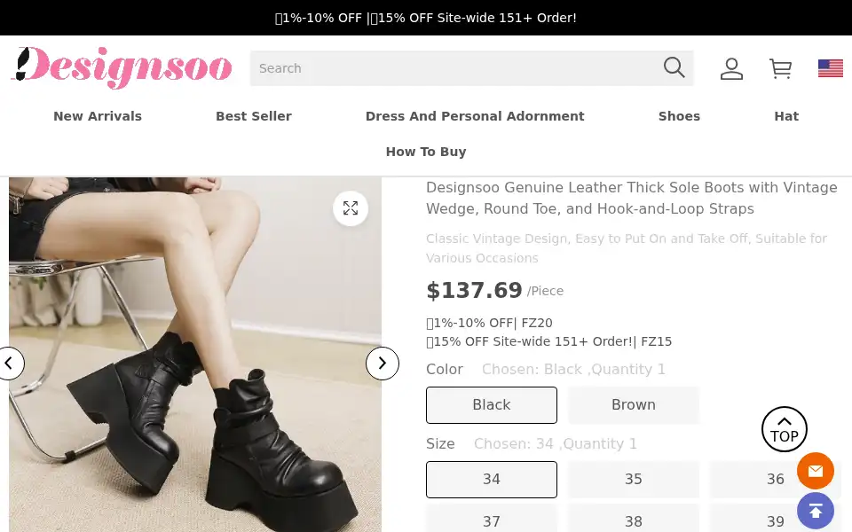 Screenshot of designsoo.com