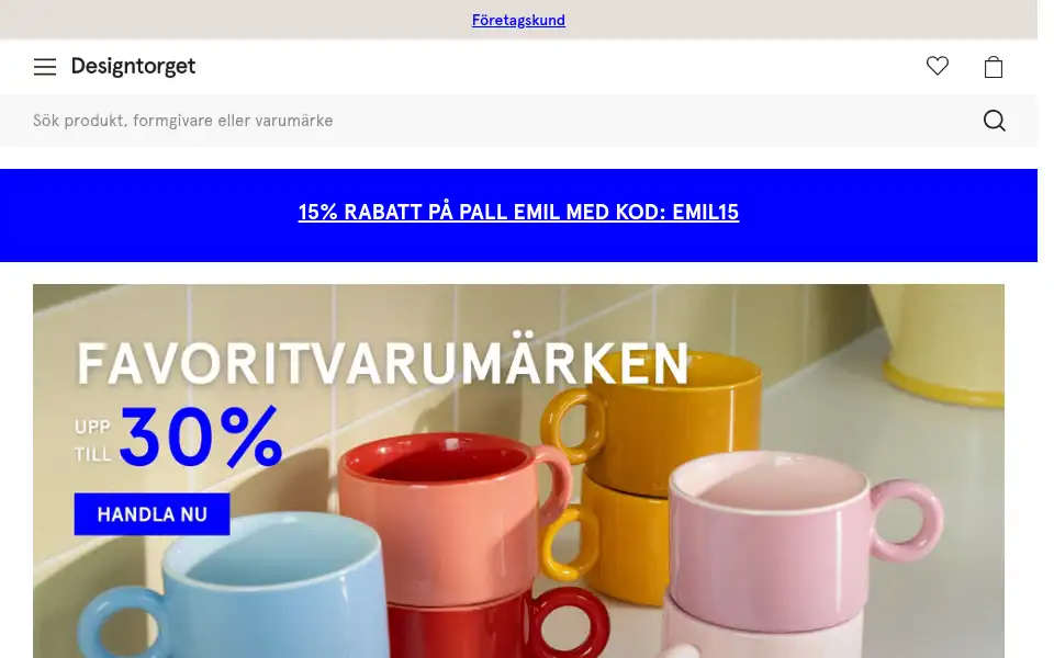 Screenshot of designtorget.se