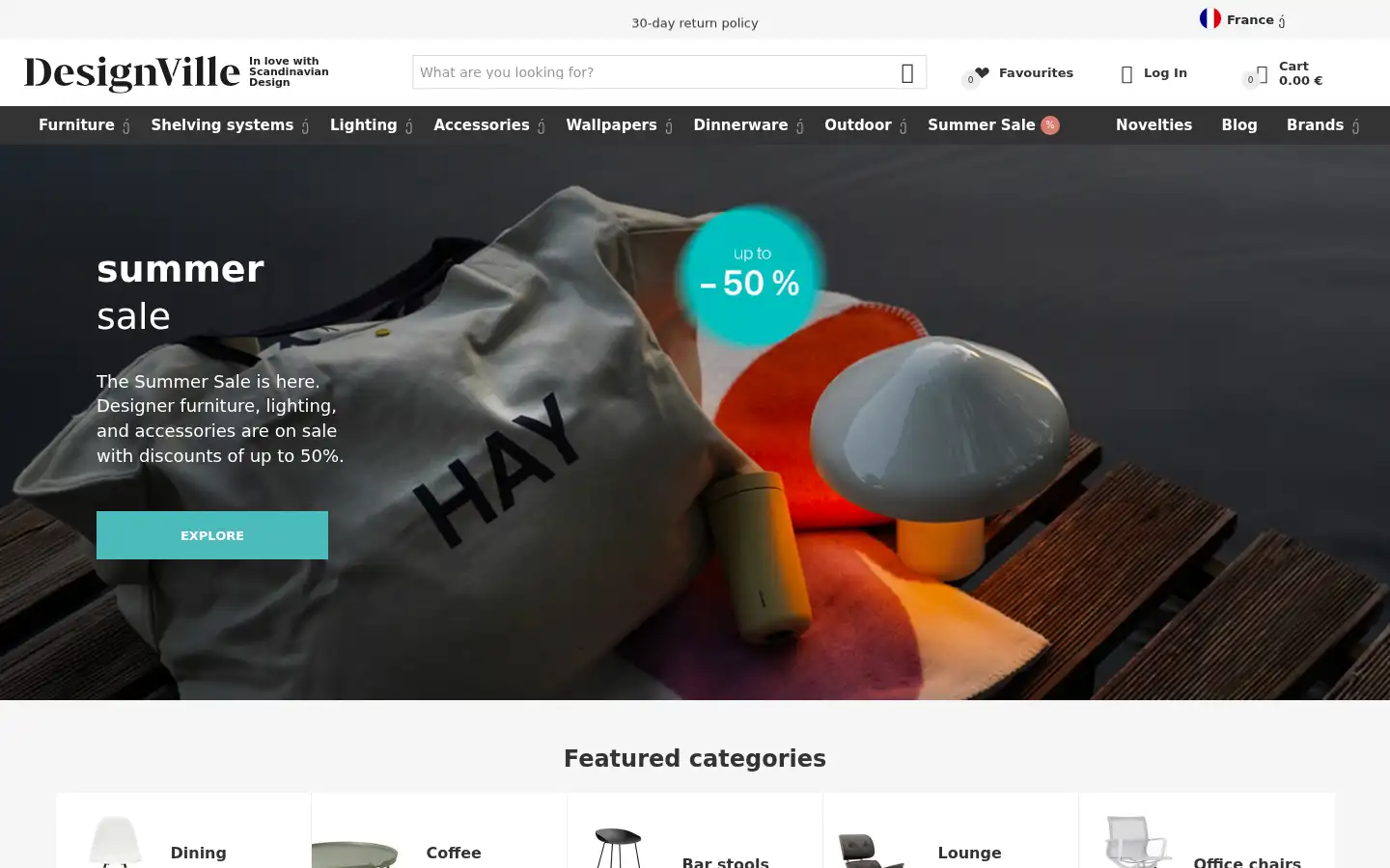 Screenshot of designville.eu