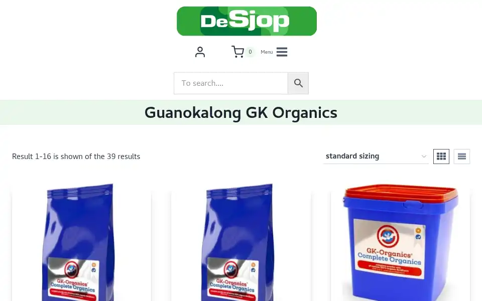 Screenshot of desjop.nl