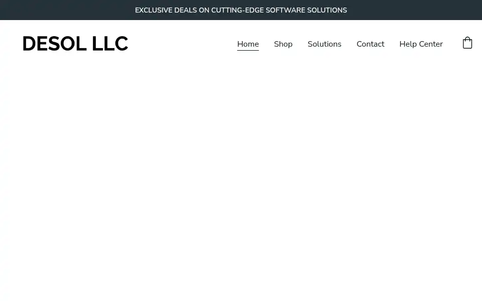 Screenshot of desolllc.co.uk