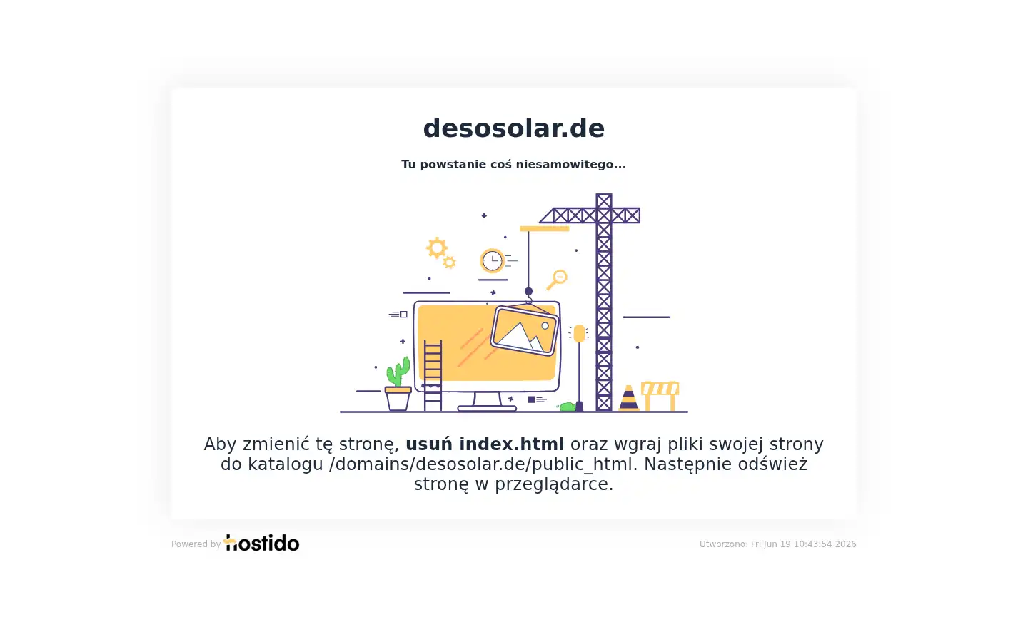 Screenshot of desosolar.de