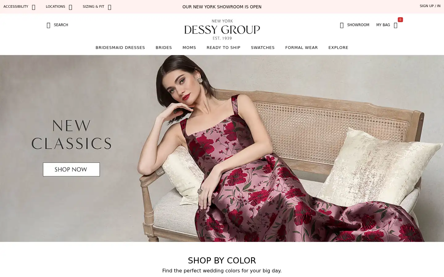 Screenshot of dessy.com