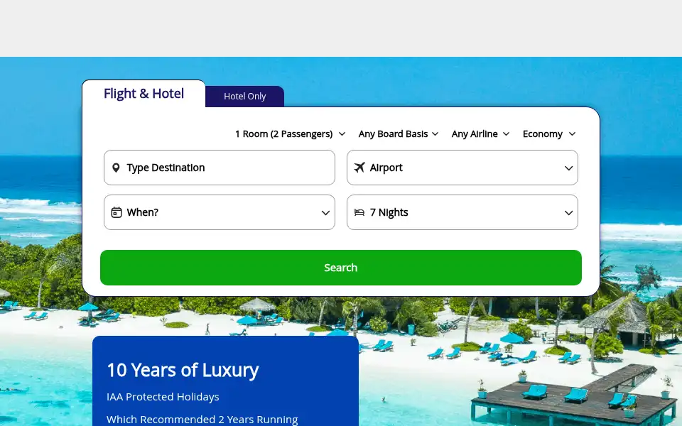 Screenshot of destination2.ie