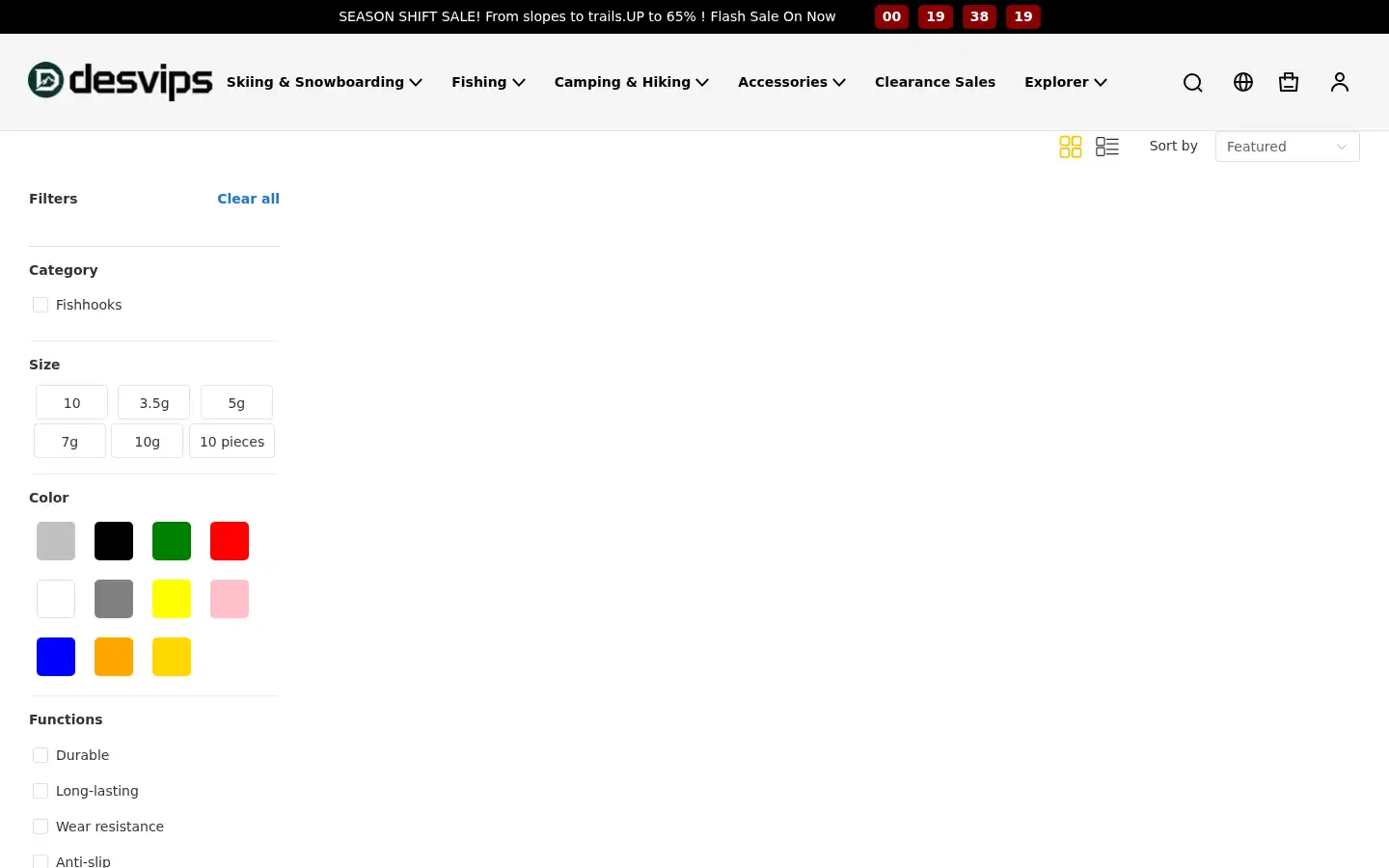 Screenshot of desvips.com
