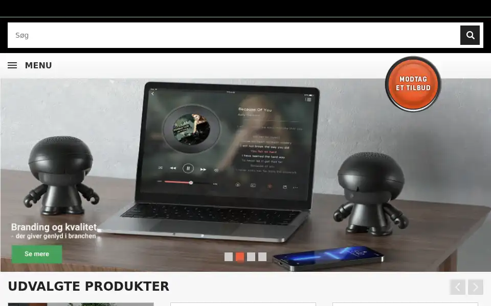 Screenshot of detailreklame.dk