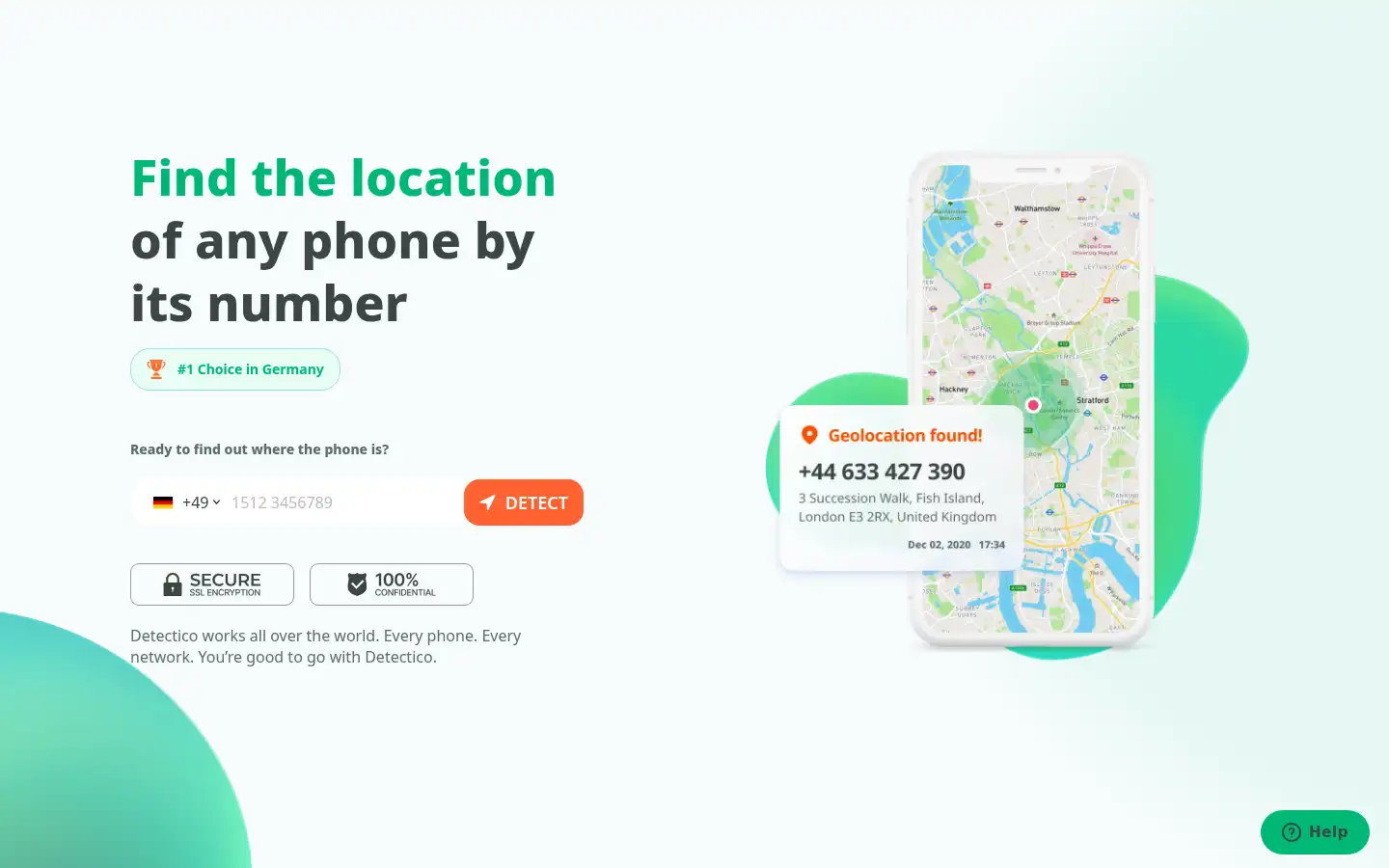 Screenshot of detectico.io