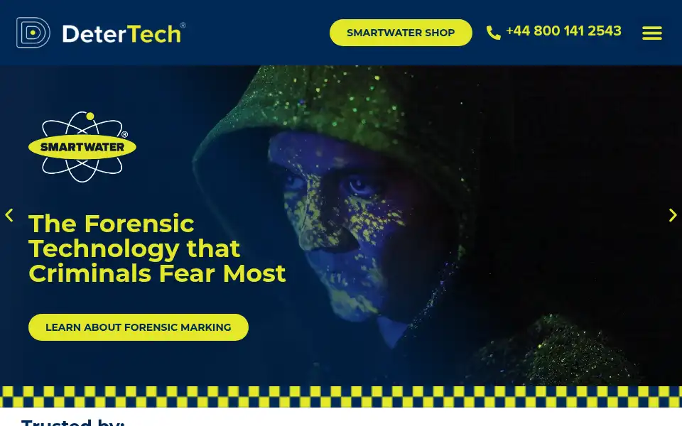 Screenshot of detertech.com