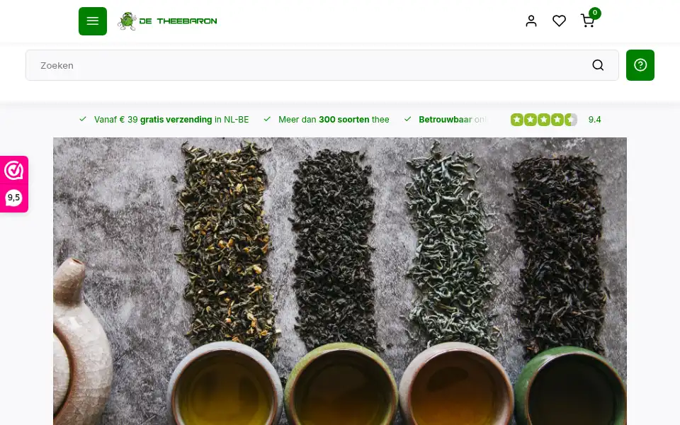 Screenshot of detheebaron.nl