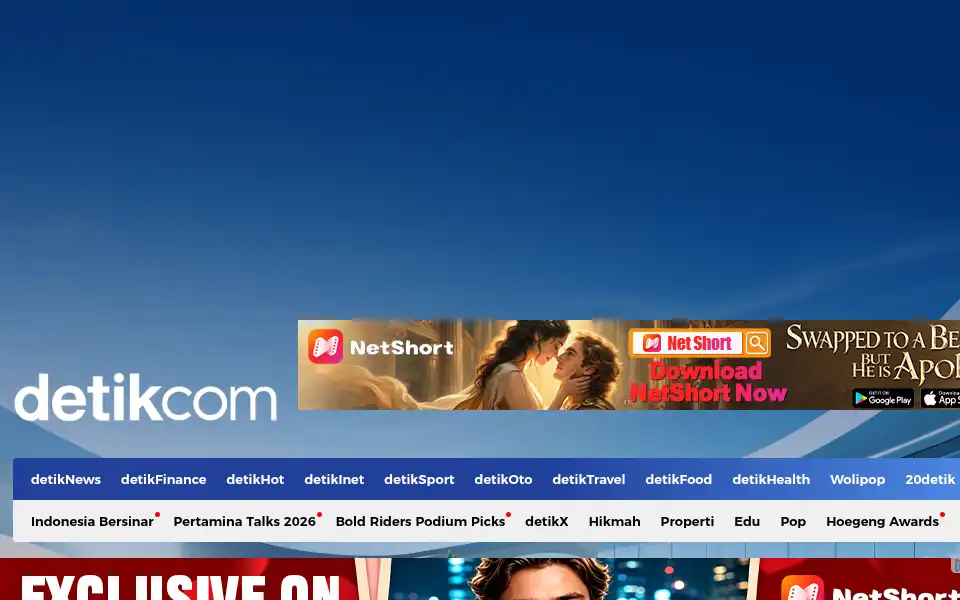 Screenshot of detik.com