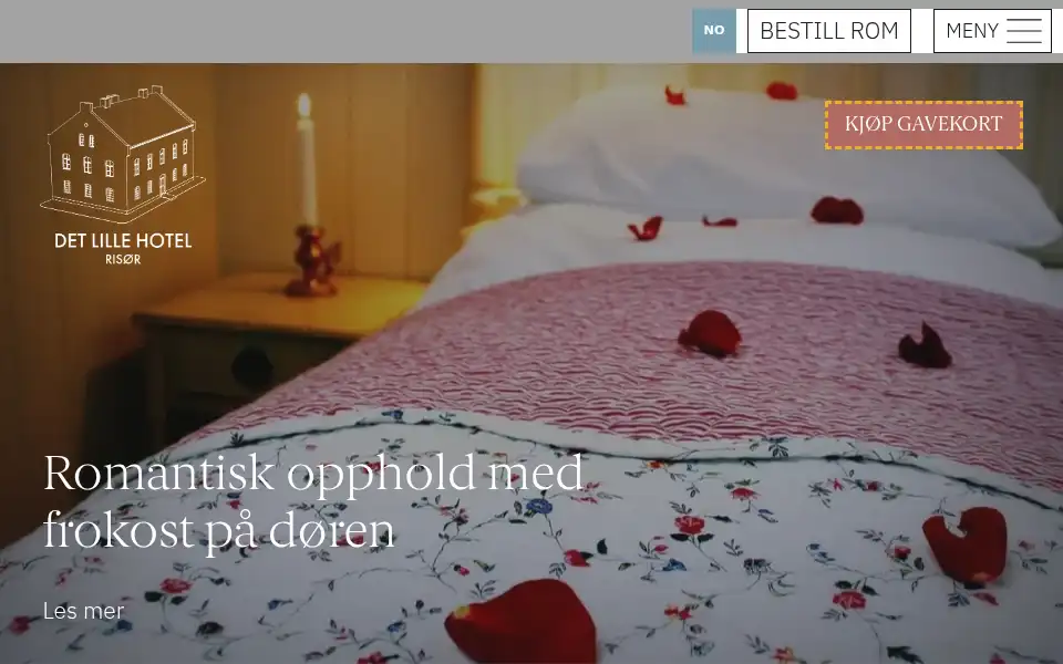 Screenshot of detlillehotel.no