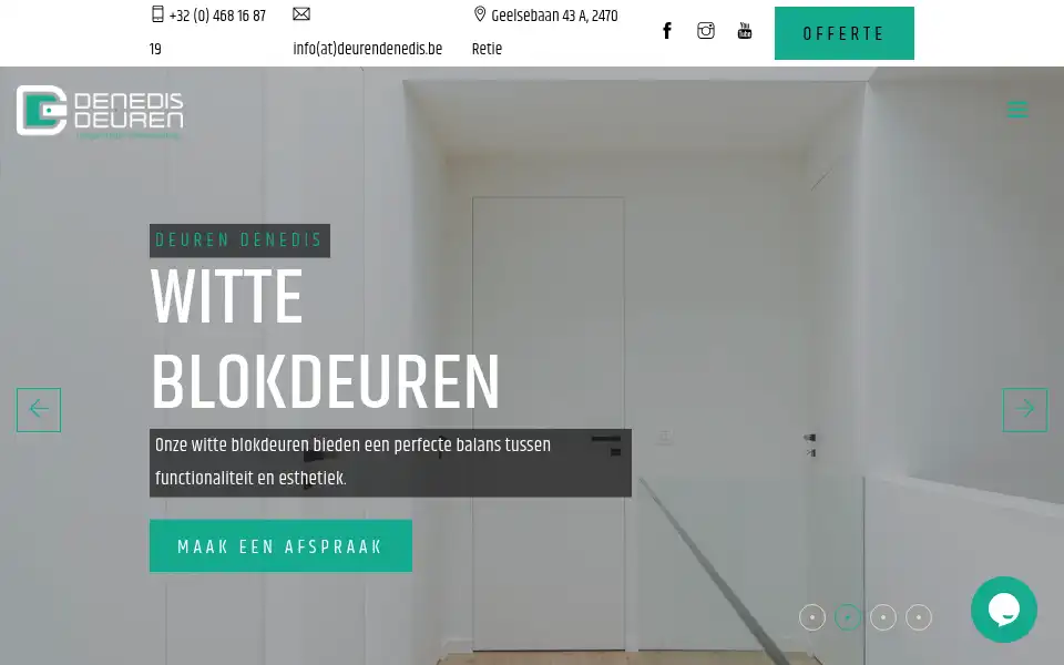 Screenshot of deurendenedis.be