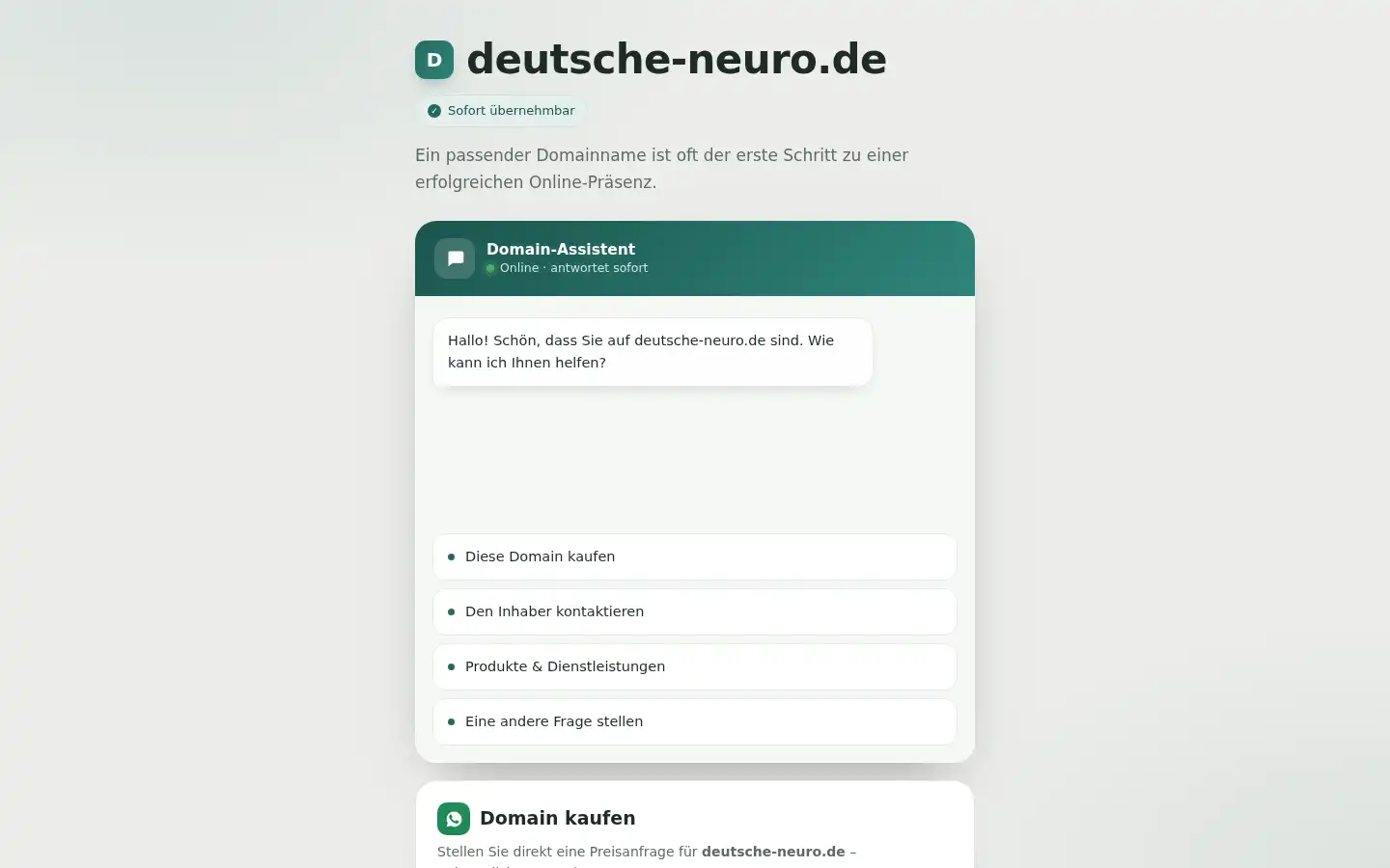 Screenshot of deutsche-neuro.de