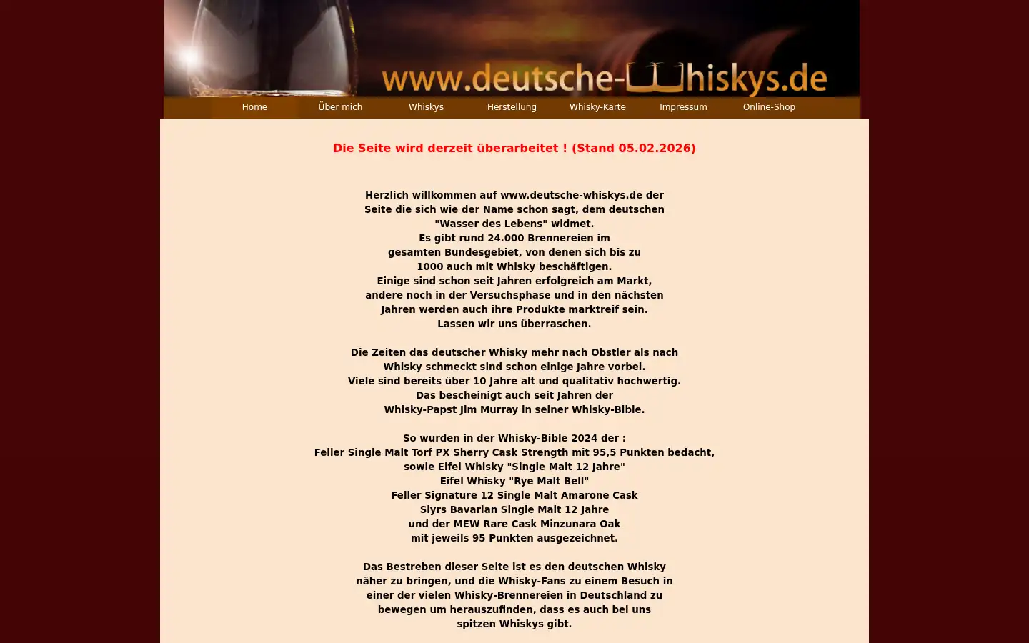 Screenshot of deutsche-whiskys.de