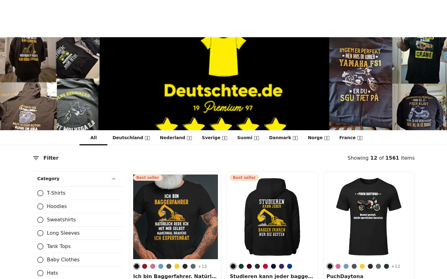 Screenshot of deutschtee.de