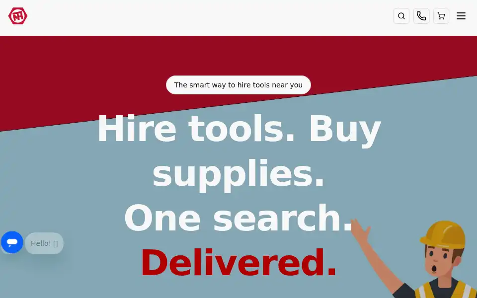 Screenshot of dev-jesse.nationaltoolhire.co.uk