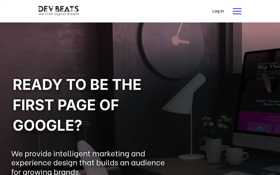 Screenshot of devbeats.com