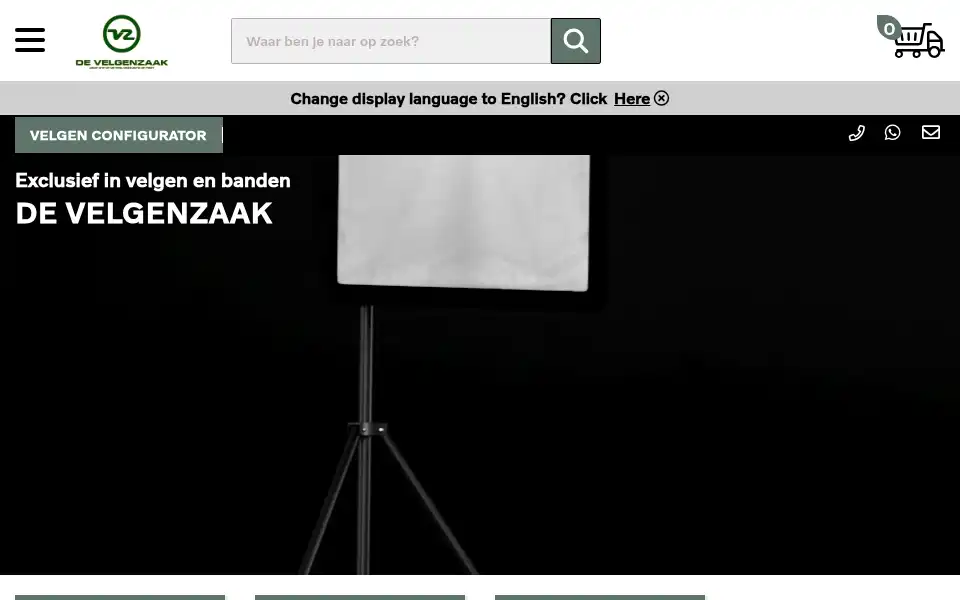 Screenshot of develgenzaak.nl