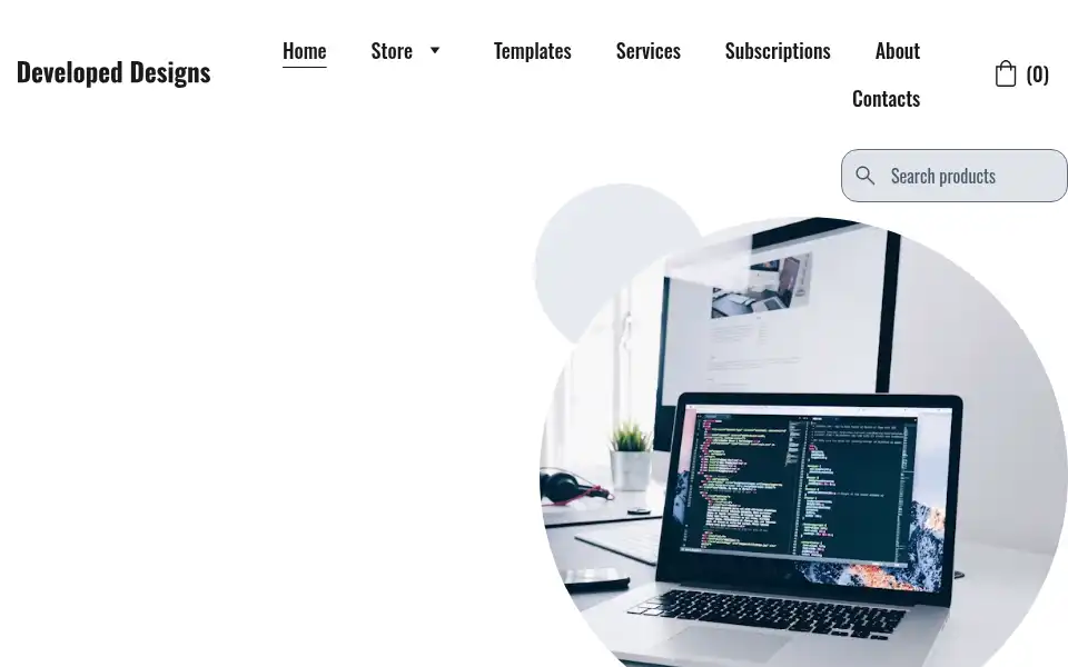 Screenshot of developeddesigns.co.uk