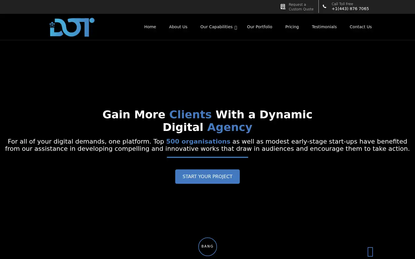 Screenshot of developerontime.com