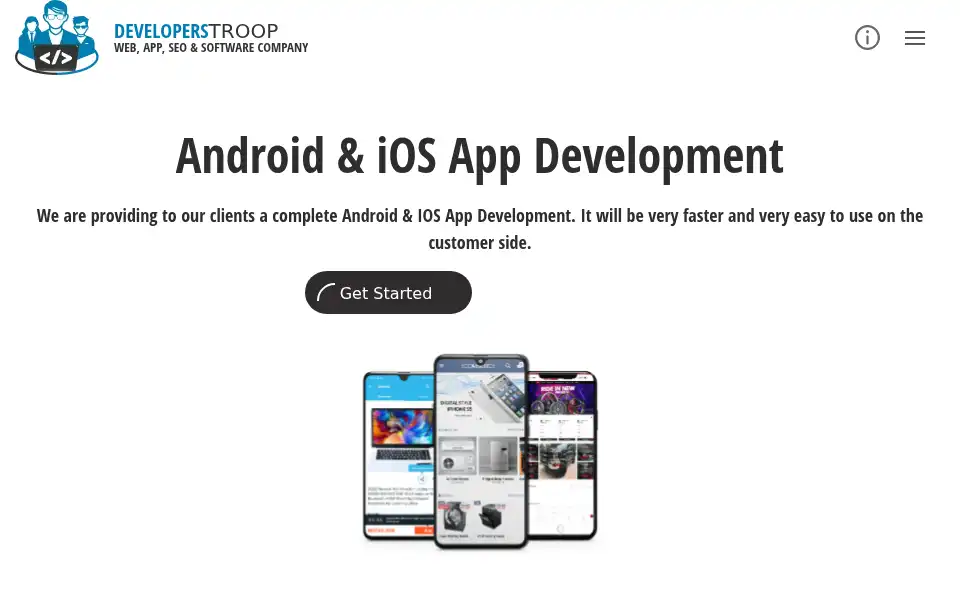Screenshot of developerstroop.com