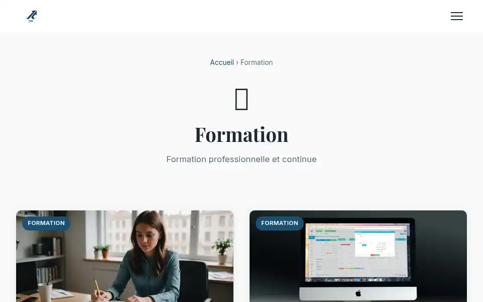 Screenshot of developpement-affaires.com