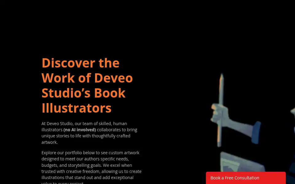 Screenshot of deveostudio.com